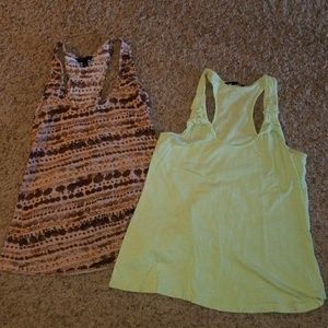 Banana Republic racer back tanks M